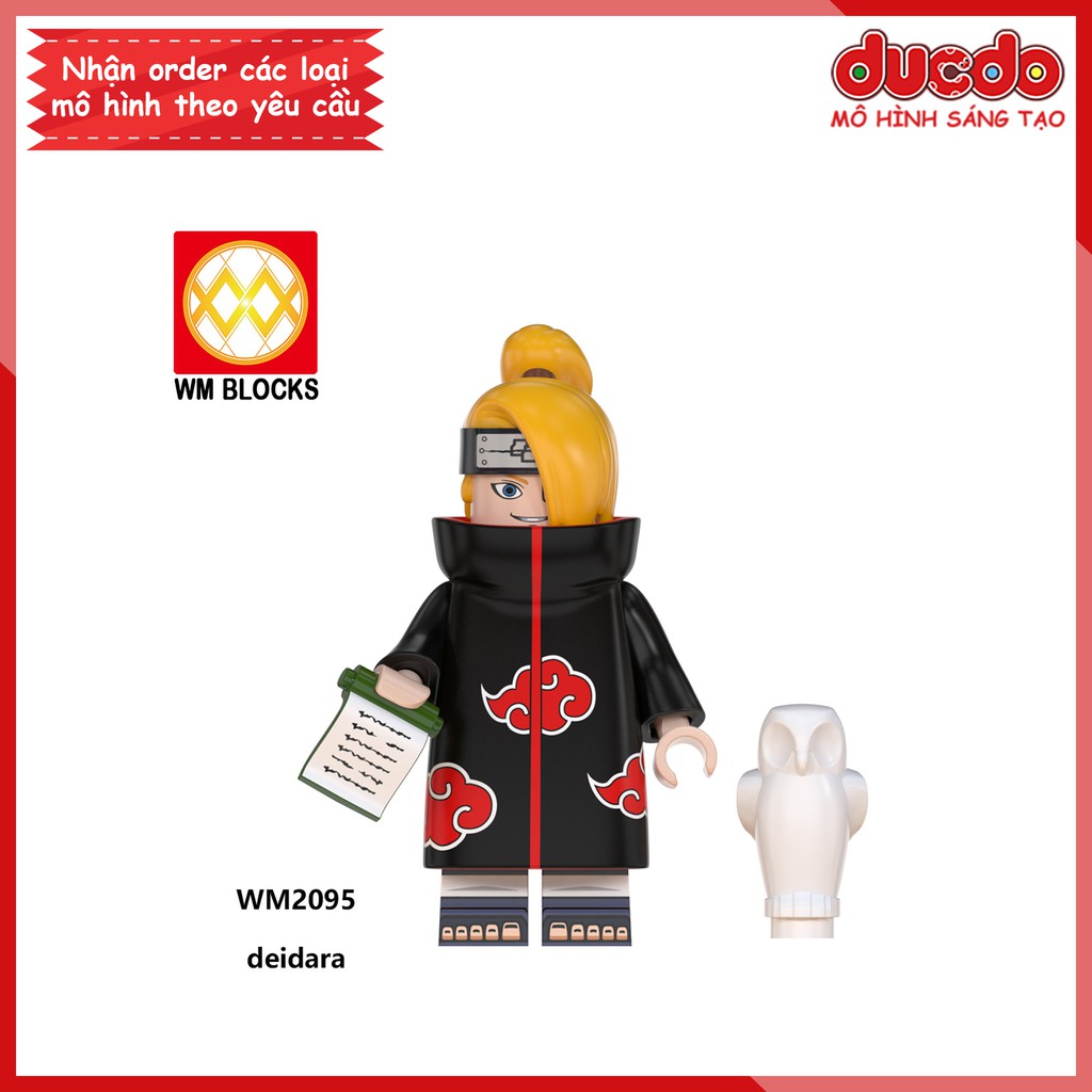 Minifigures các nhân vật trong Naruto, Sasuke mới nhất - Đồ chơi Lắp ghép Xếp hình Mô hình Mini WM6106