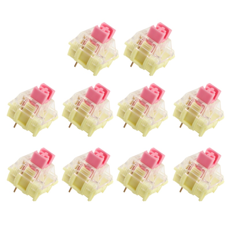 Công Tắc Bàn Phím TTC Trục Bột Vàng Bạc Mặt Trăng Trắng Vàng Đỏ Trong Suốt Cho Anh Em Sil