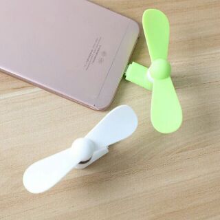 Quạt mini 2 cánh cắm chân điện thoại iphone