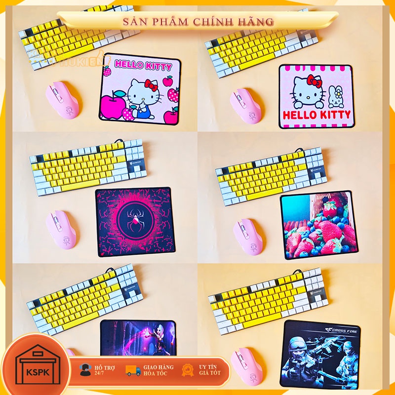 Tấm lót chuột tròn / vuông - mouse pad siêu cute