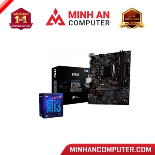 Combo Mainboard H310M + CPU intel core i3 9100F (Cũ) (2ND)
