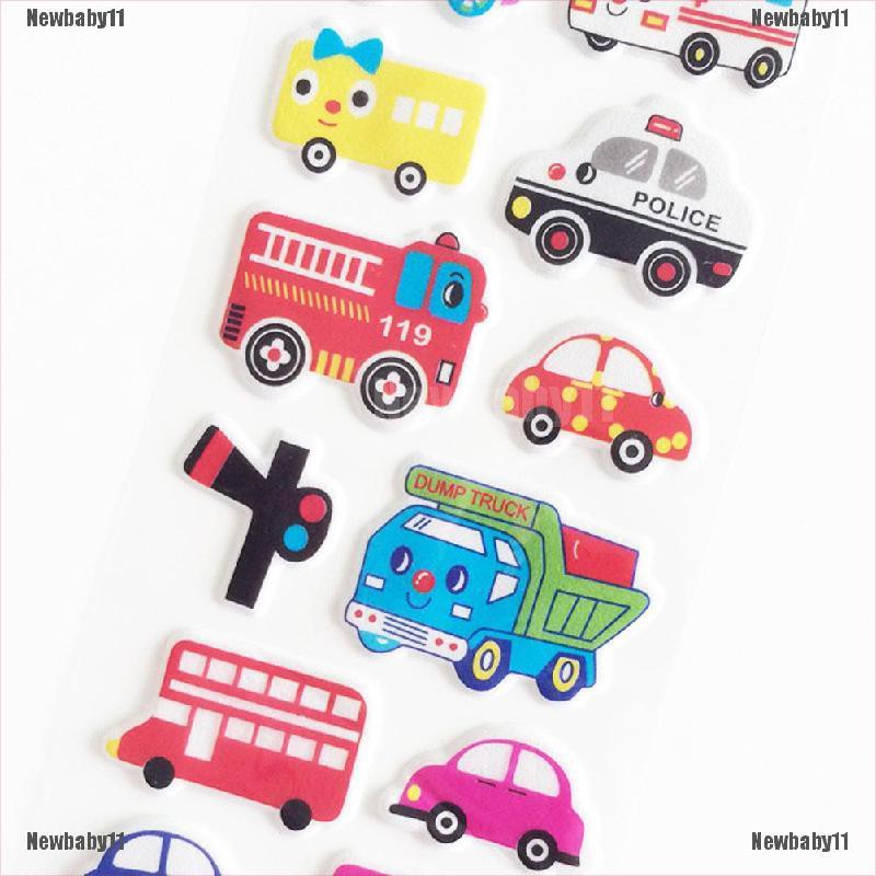 Sticker Hoạt Hình Dán Trang Trí Sổ Tay Cho Bé