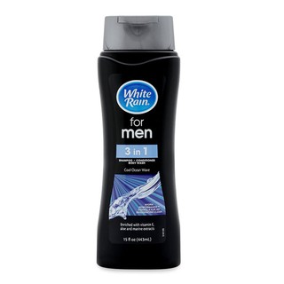 Sữa tắm gội white rain for men 3-in-1 cool wave 443ml