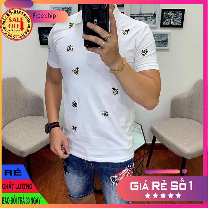 Áo Thun Nam Tay Ngắn Có Cổ Cao Cấp Thích Hợp Moi Lứa Tuổi Cam Kết Về Chất Lượng 🌟GIÁ RẺ NHẤT🌟