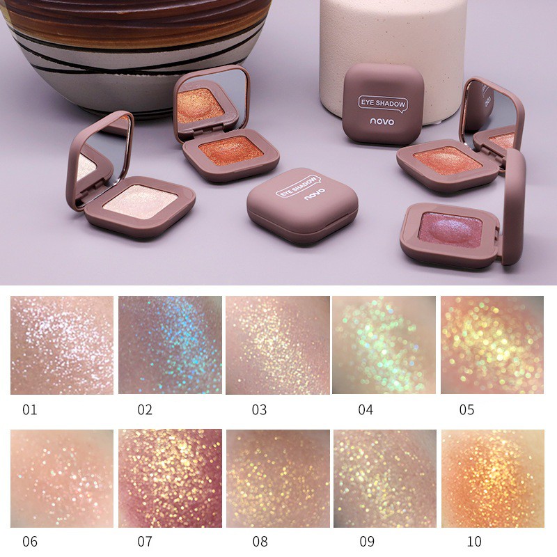 Phấn mắt nhũ lấp lánh Novo Eye Shadow ESN60