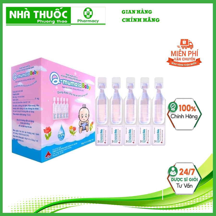 Q-mumasa baby-Nước muỗi sinh lý vô khuẩn