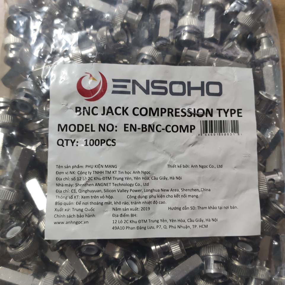 Combo 10 Jack BNC Comp Xoáy Cho Camera Xịn Chất Lượng Cực Tốt | BigBuy360 - bigbuy360.vn