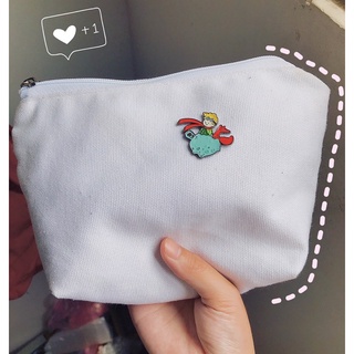 Túi vải mini canvas đựng đồ cá nhân, túi đựng bút, mỹ phẩm