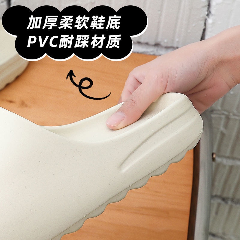 Dép Bánh Mì Quai Ngang Màu Trơn Sang Trọng Cho Nam Và Nữ