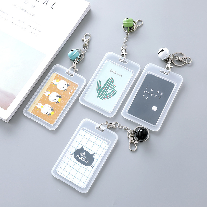 Túi đựng thẻ ID thiết kế có móc khóa dễ thương tiện dụng