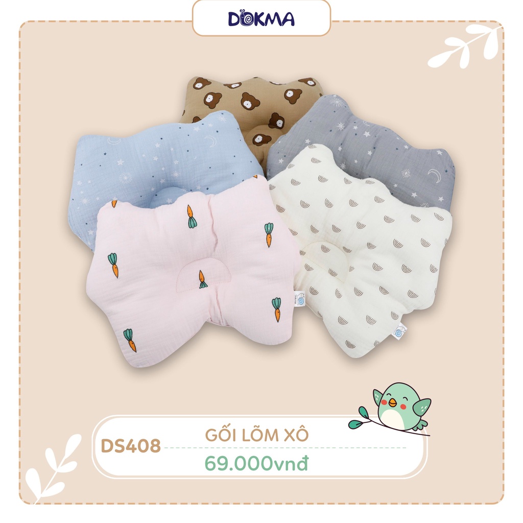 Gối lõm xô Dokma cho bé DS408