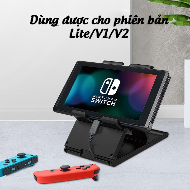 Đế dựng Nintendo Switch, Giá đỡ Switch điều chỉnh nhiều góc độ - hàng chính hãng Hori