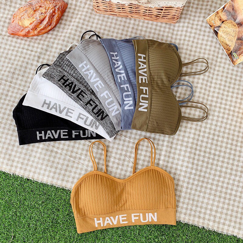 ÁO BRA DÂY KÉP CÚP NGỰC MẪU MỚI HAVE FUN