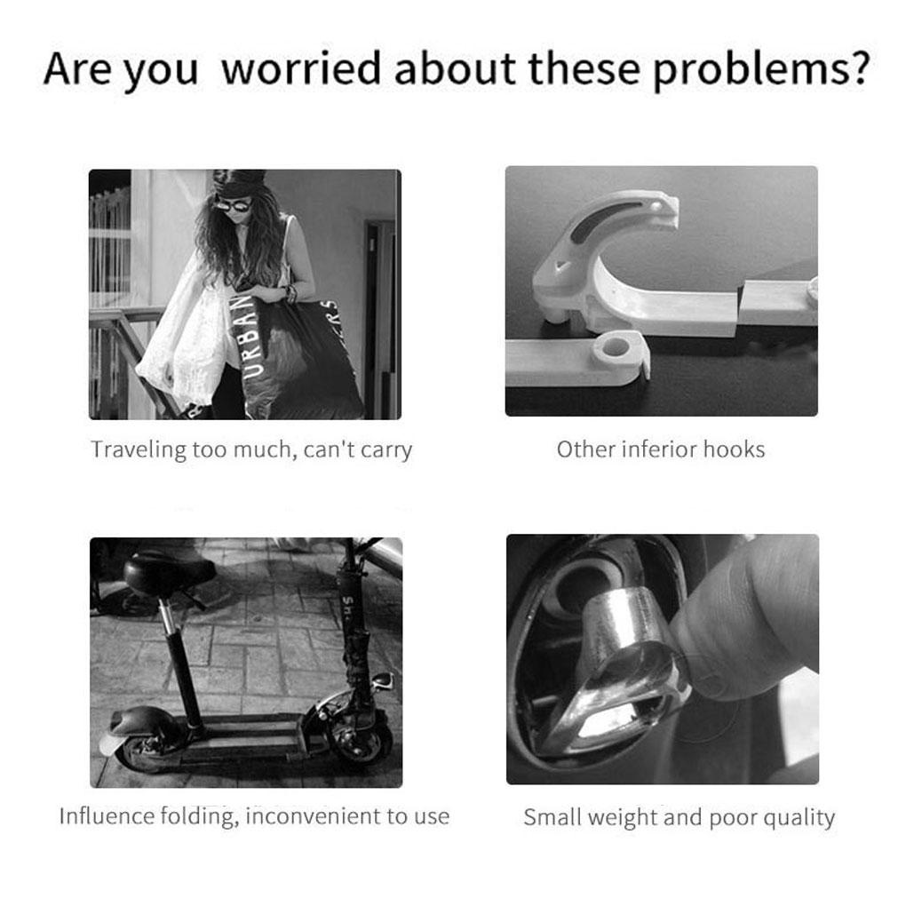 [MAPD] Móc Treo Đồ Gắn Phía Trước Xe Scooter Điện Thể Thao Ngoài Trời Làm Việc Cho Bé Nâng Cấp Phụ Tù