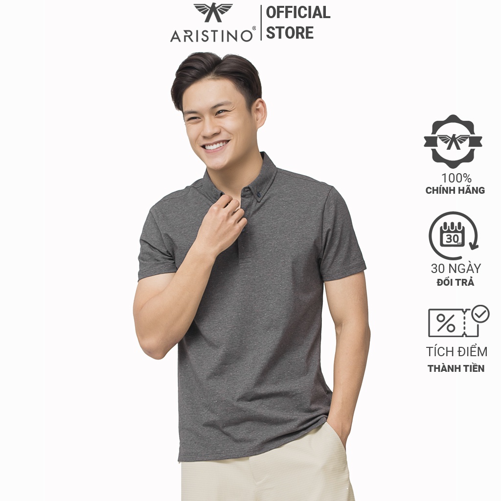 Áo polo nam ARISTINO APS016S9 phom ôm tôn dáng