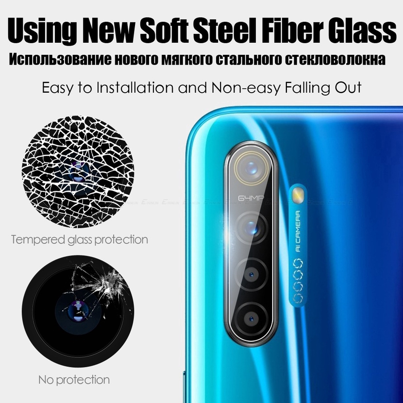 Miếng dán cường lực 9H bảo vệ camera thích hợp cho iPhone 12 11 Pro Max X Xr Xs Max 8Plus SE