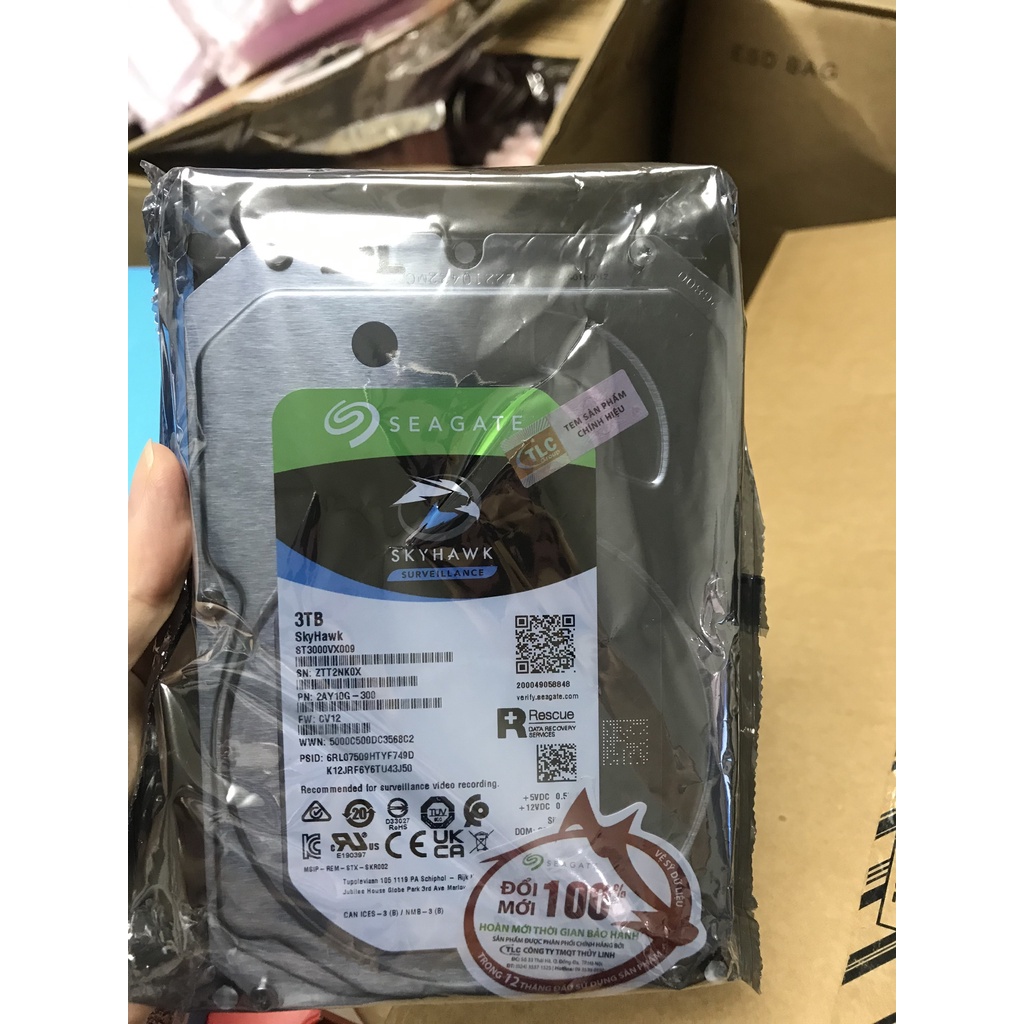 Ổ Cứng Seagate SkyHawk 3TB ST3000VX010