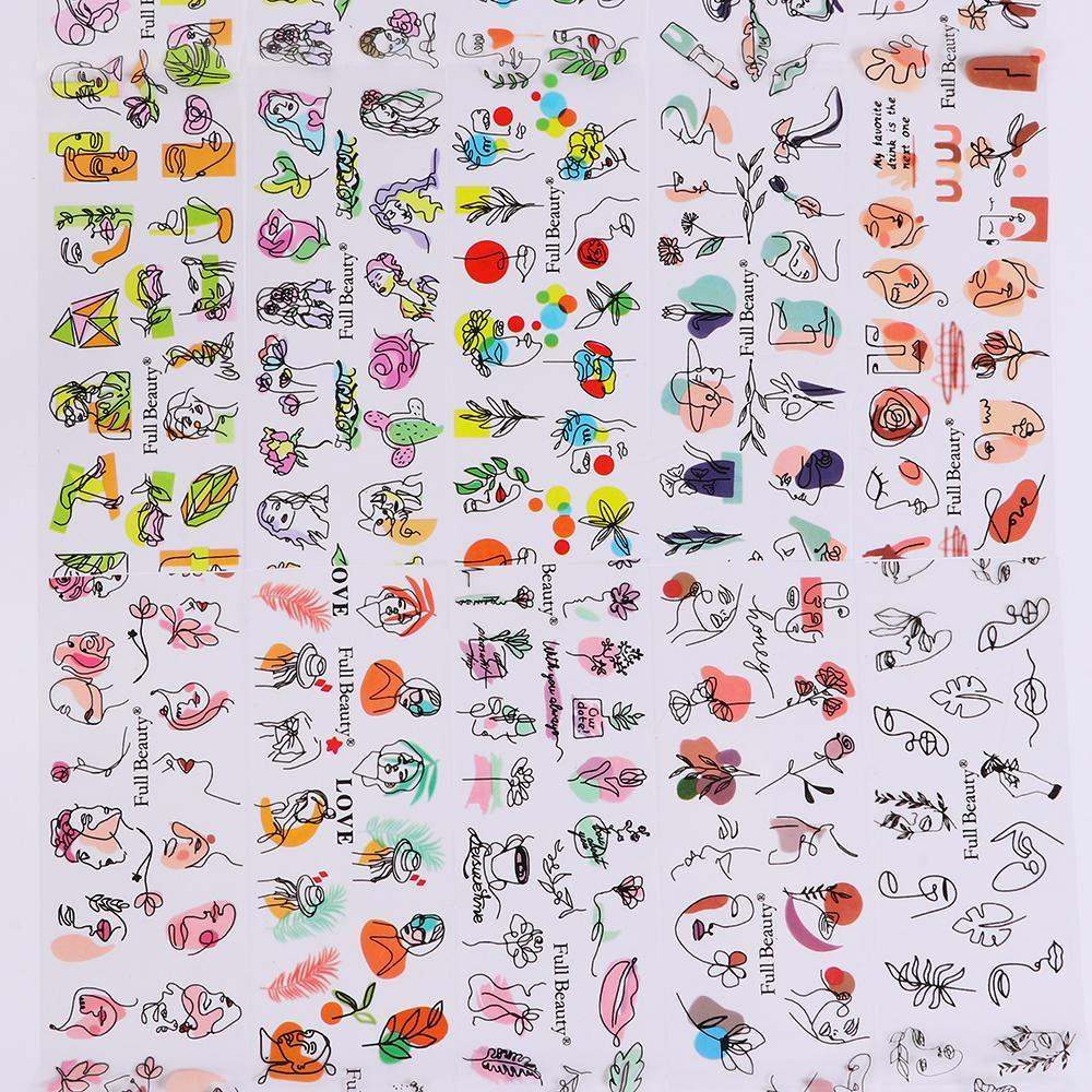 DIACHAVN Set 10 Cuộn Giấy Foil Dán Móng Nghệ Thuật