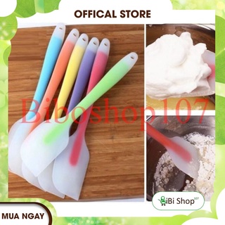 🎶Phới Silicon Trong 21cm/ Cây Vét Spatula Cán Trong 21cm🎶