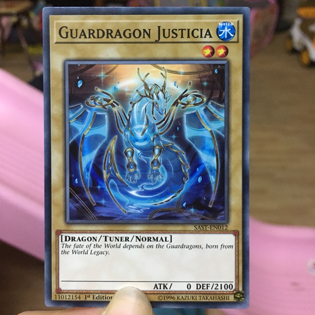 Thẻ bài yugioh “Guardragon Justicia”