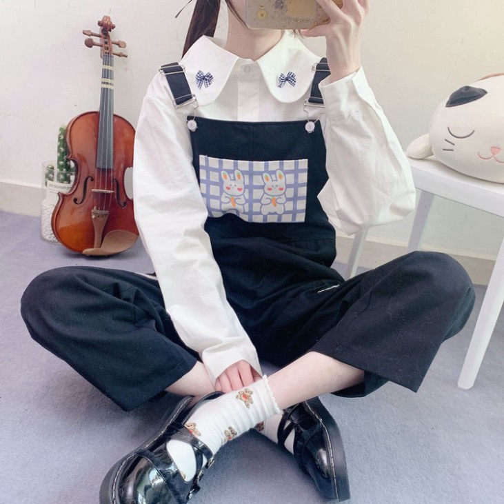 [ORDER TMALL 257] Quần Yếm BF 2 Chú Thỏ Cute | BigBuy360 - bigbuy360.vn
