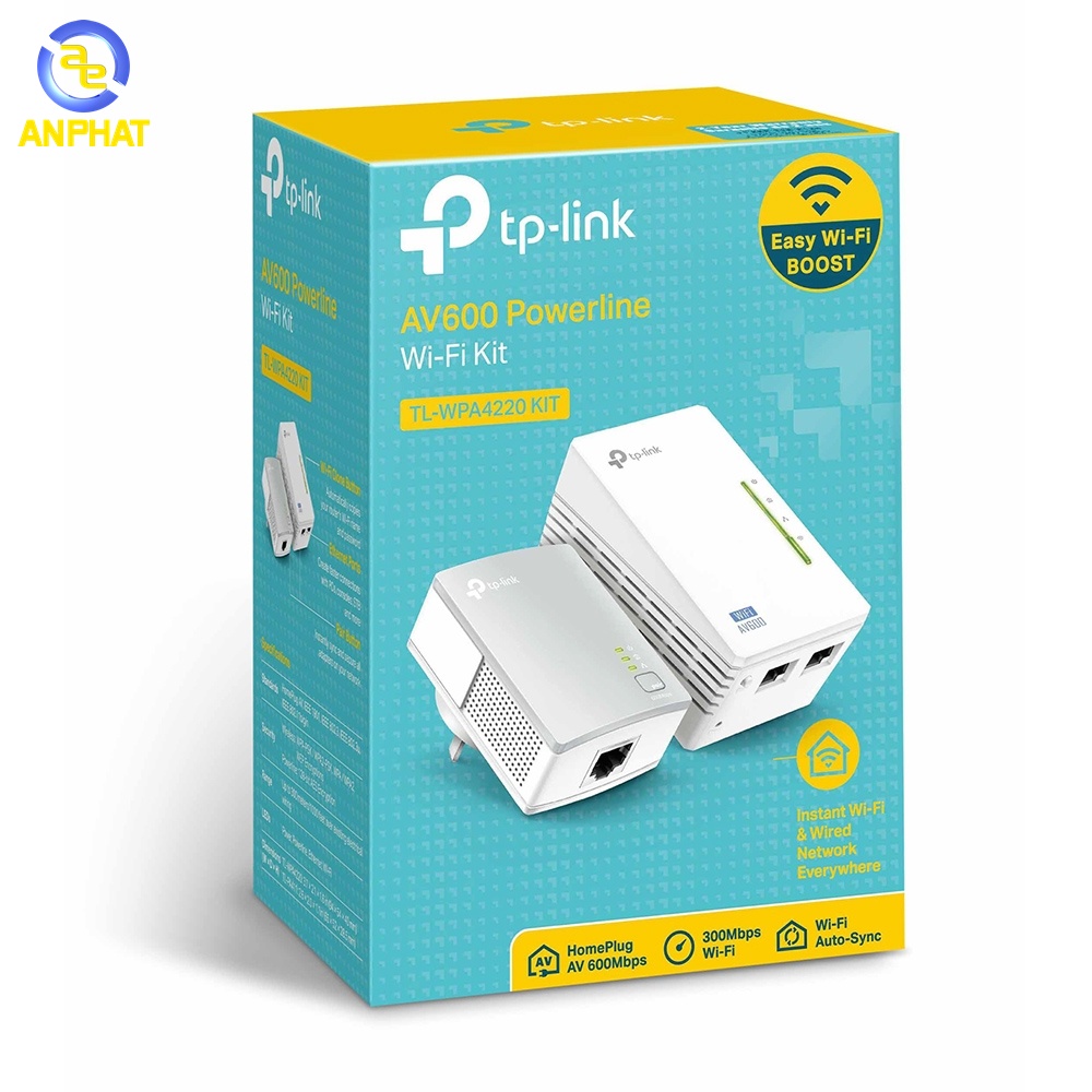 [Hoả Tộc - HN]Bộ mở rộng Internet qua đường dây điện TP link TL-WPA4220KIT