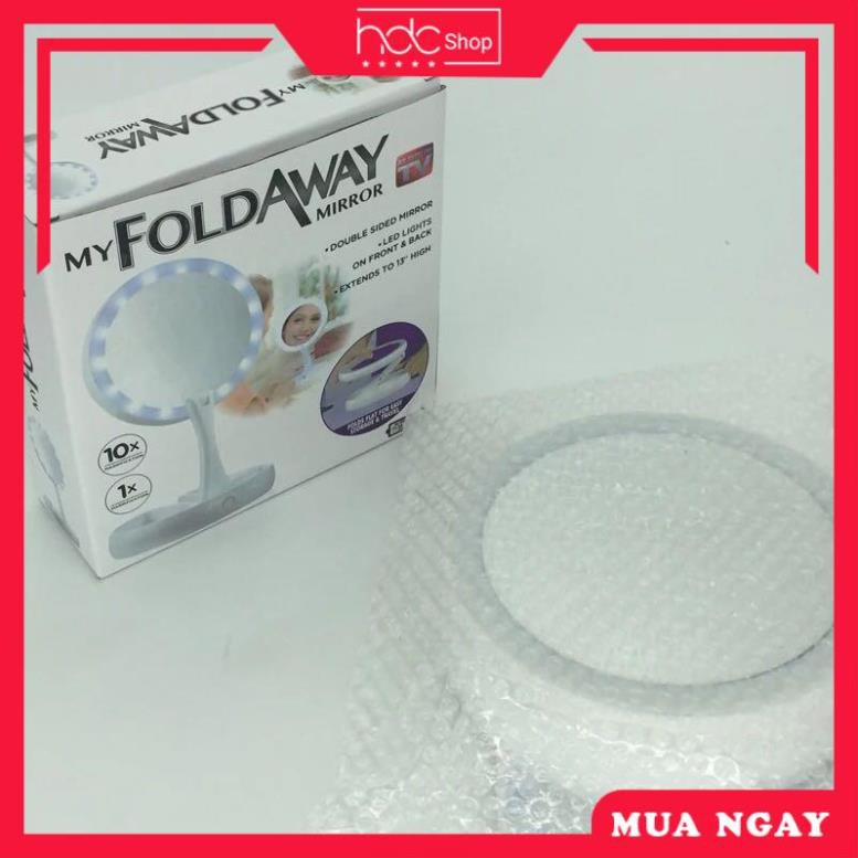 [GIÁ SỐC] Gương trang điểm 2 mặt có đèn LED MyFoldAway