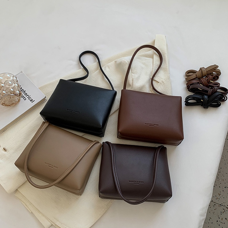 Túi Đeo Chéo Hình Vuông Nhỏ Màu Sắc Đơn Giản Thời Trang Cho Nữ