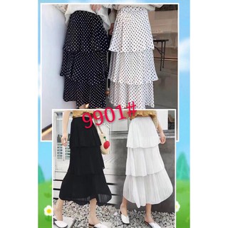 Chân váy 3 tầng xếp ly