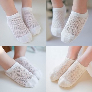 Sét 5 đôi tất lưới mỏng trộn màu cho bé.