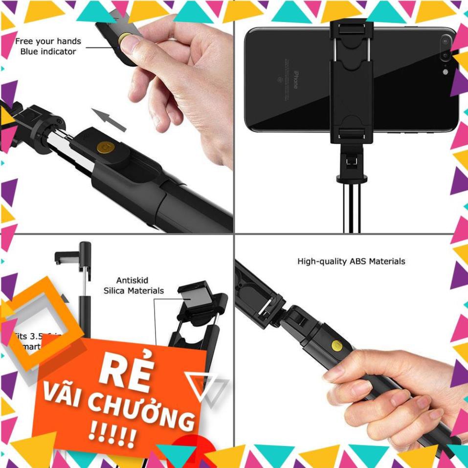 Xả Hết-  Gậy Chụp Ảnh 3 Chân Bluetooth Tripod K07, có remote điều khiển từ xa | BigBuy360 - bigbuy360.vn