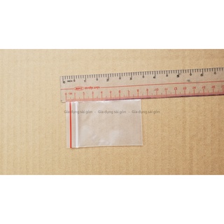 Túi zip chỉ đỏ loại dày 500gr [Nhiều size]