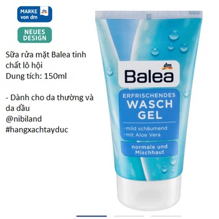 Sữa rửa mặt Balea cho các loại da (mẫu mới)