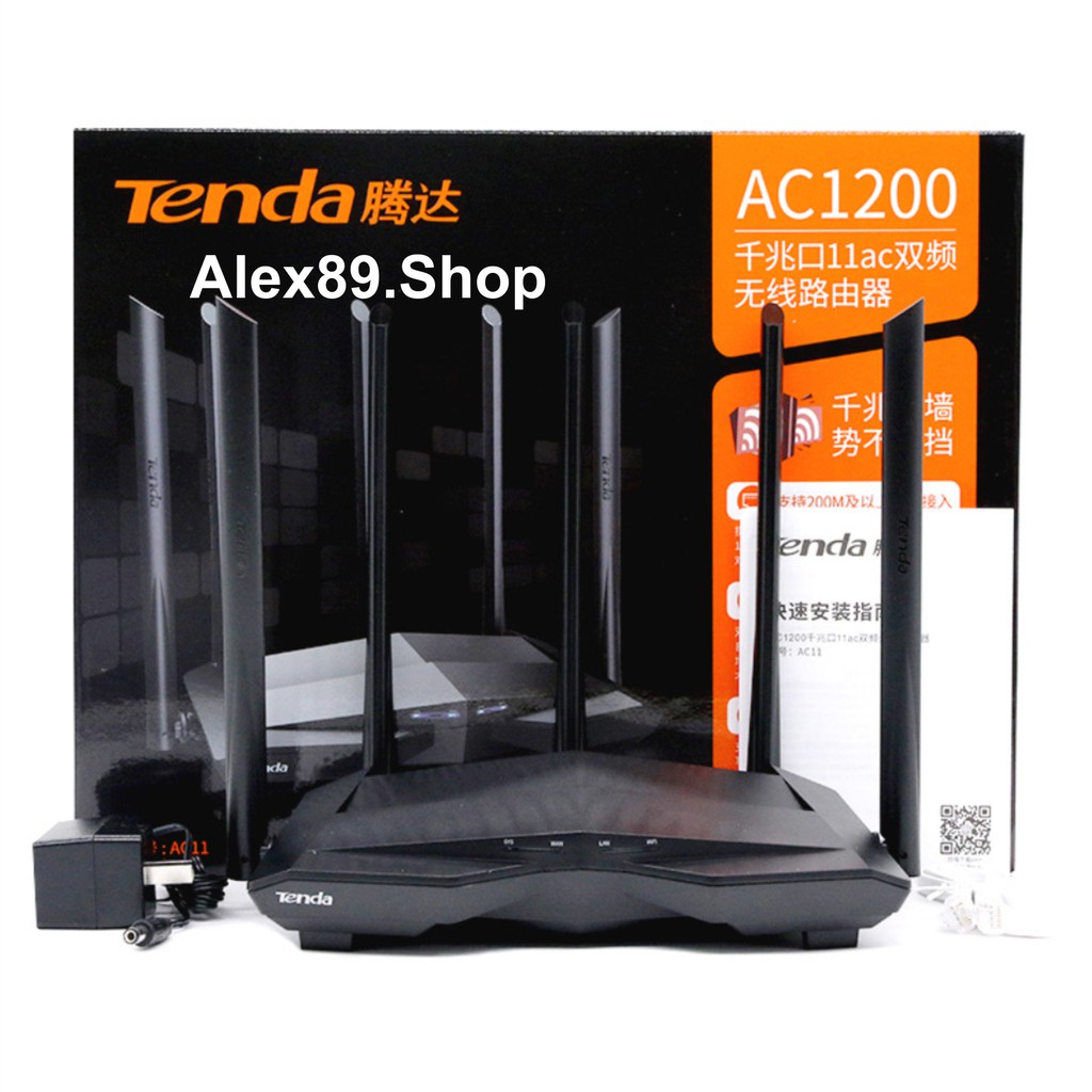 [ENGHLISH VERSION] Tenda AC11 Thiết Bị Phát Wifi Chuẩn 1200M Gaming