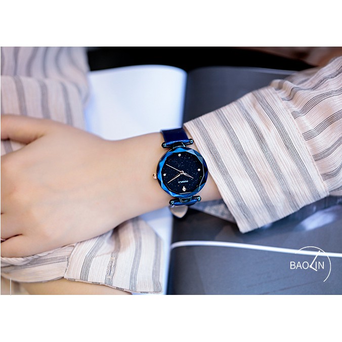 Đồng Hồ Nữ Chính Hãng PANMILA 0229 Dây Da Nhiều Màu.