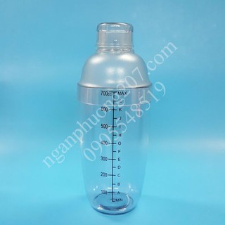 7 dụng cụ quầy pha chế  ( shaker 700ml in)