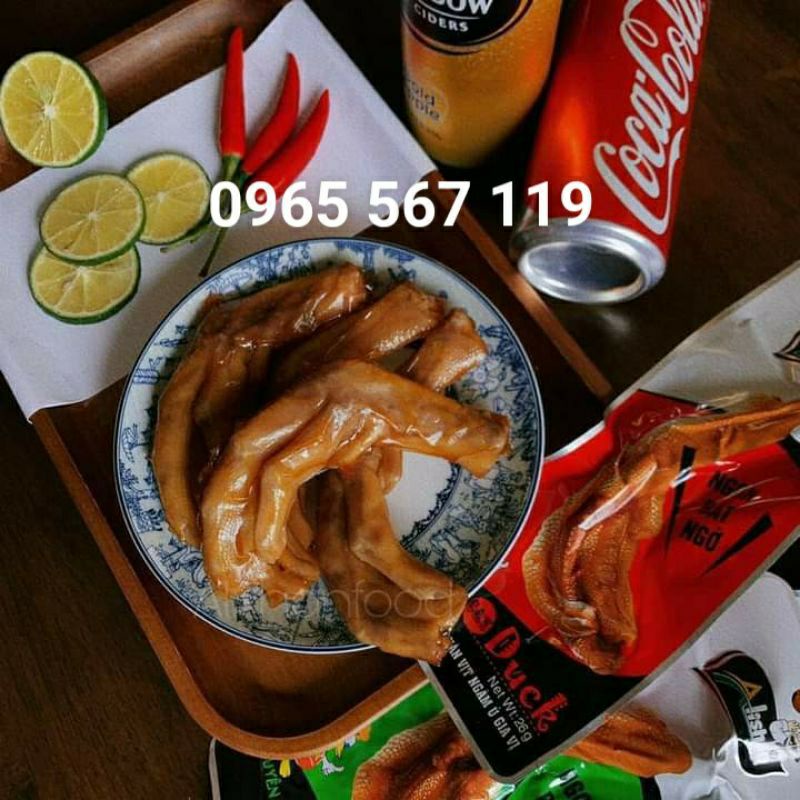 Combo 30 Chân vịt cay Alishan Việt Nam ngâm ủ gia vị cực ngon ( đồ ăn vặt, đồ nhậu ngon)