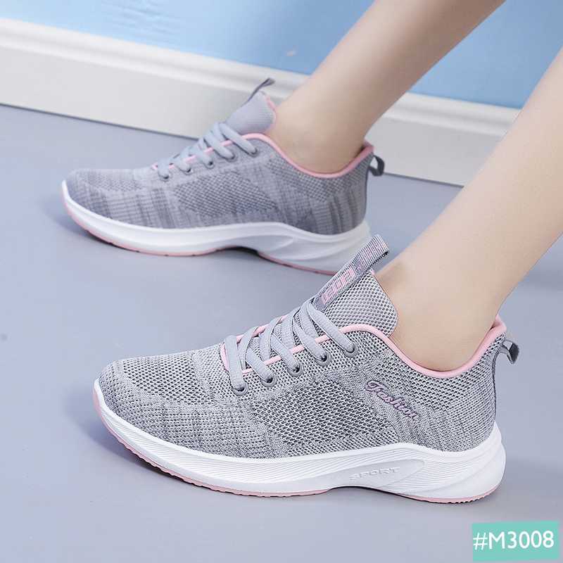 Giày Thể Thao Sneaker Nữ MINSU M3008 Siêu Nhẹ Phong Cách Trẻ Trung Năng Động Kiểu Dáng Thời Trang Style Hàn Quốc