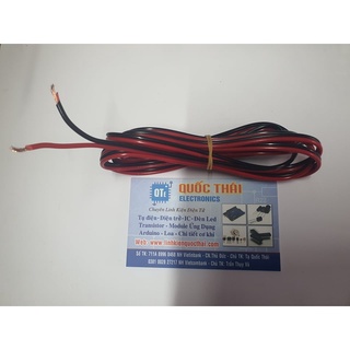 Đoạn dây đỏ đen lớn 2468 22 awg lõi đồng 17 tim cắt sẳn 5m