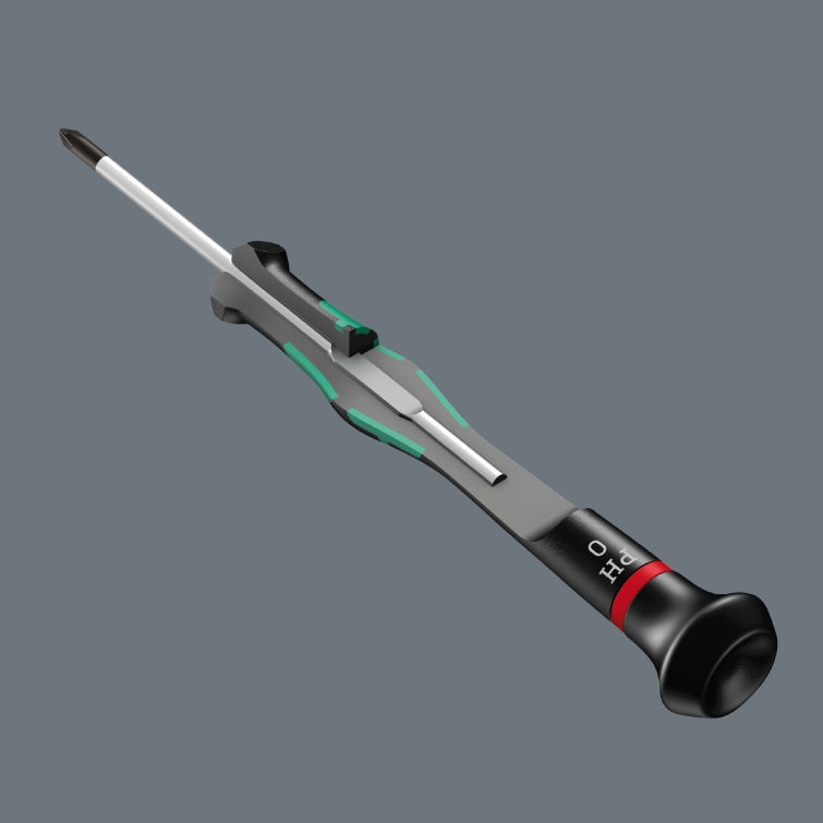 Tua vít điện tử 4 cạnh Wera 2050 PH0x 60mm ứng dụng trong điện tử và cơ khí chính xác Wera 05118022001