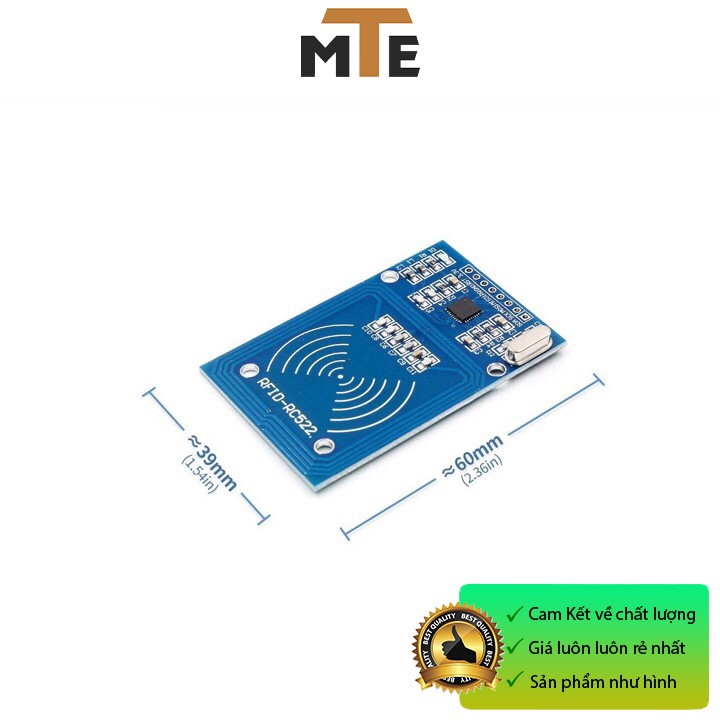 Mạch cảm biến RFID RC522 NFC 13.56Mhz - Module arduino