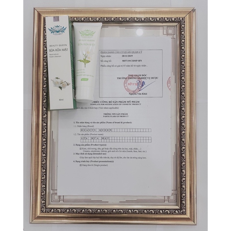 Sữa rửa mặt Beauty queen 45k
