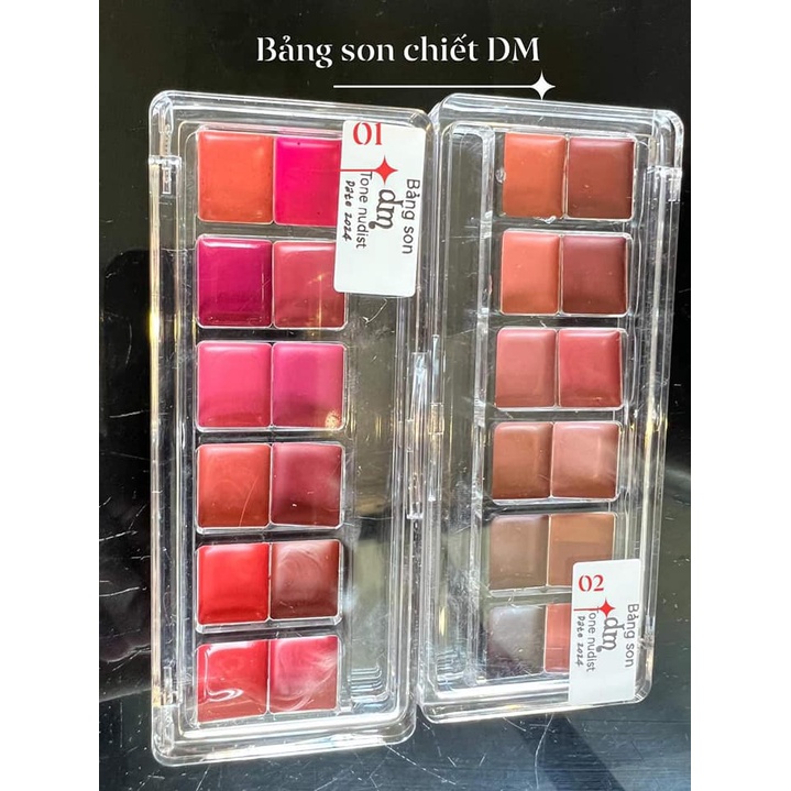 Bảng son chiết Dm đã về. Bảng son mà các chuyên gia Makeup luôn săn lùng.