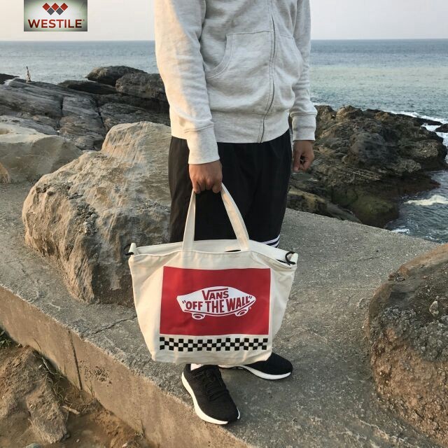 Vans Túi Xách Canvas Đeo Chéo Thời Trang Nam Nữ