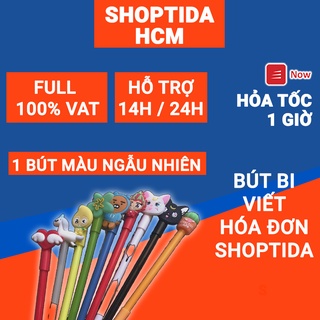 Bút ghi nhiều màu Shoptida hình ngộ nghĩnh, dễ thương 0.5mm 1 chiếc hình ngẫu nhiên