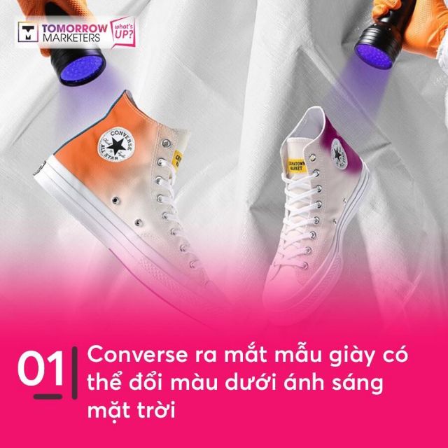 ( Có sẵn) Giày Converse Đổi màu Rep1:1