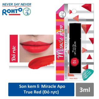 Son kem lì Miracle Apo Lip Lacquer Matte 3ml