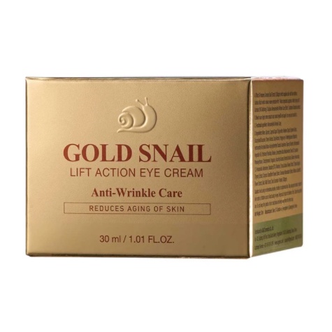 Kem Dưỡng Da Mắt Chống Lão Hoá Tinh Chất Ốc Sên &amp; Vàng 24K Gold Snail Lift Action Eye Cream 50ml