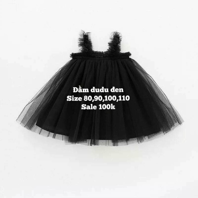 Đầm ren dây màu đen