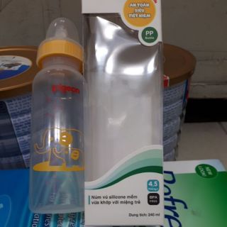 Bình sữa Piegeon 240ml- 120ml: Bình Sữa PP tiêu chuẩn ( BPA free)